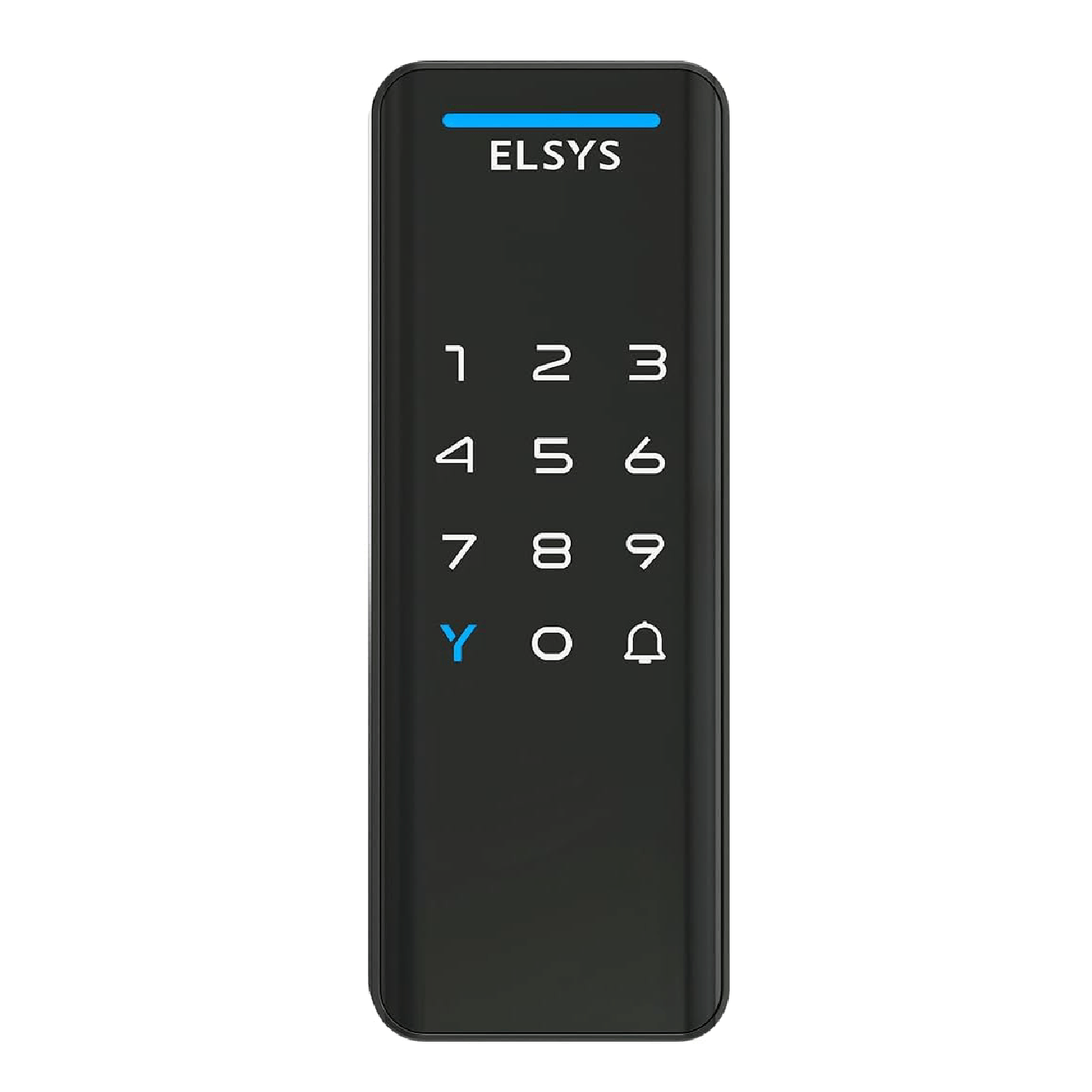 Fechadura Digital de Sobrepor, Abertura por senha ou tag, Pop, Preta, DS1100V, Elsys