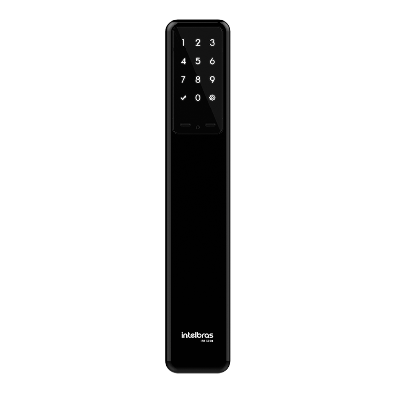Fechadura Smart de Embutir sem Maçaneta IFR 3001 Preto Intelbras