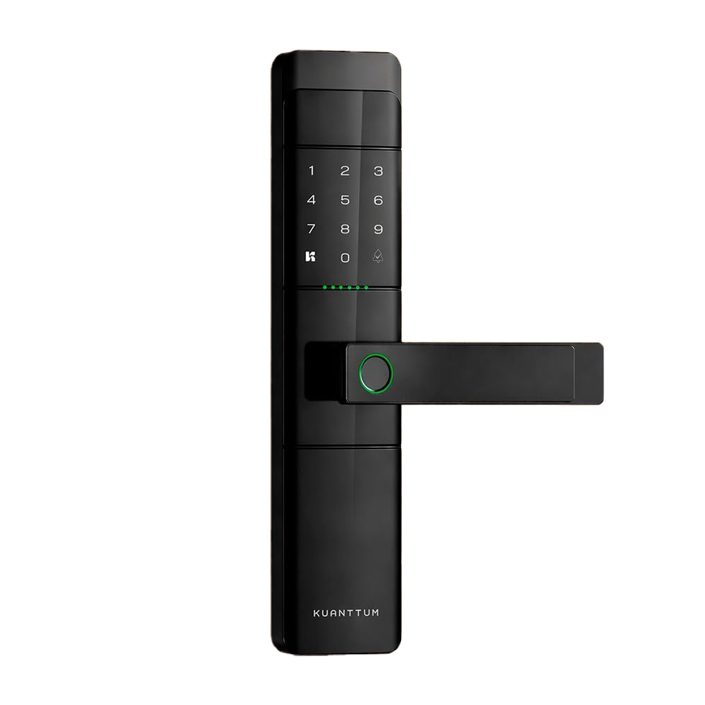 Fechadura Digital Biométrica Kuanttum Kappa com Biometria, Senha e Tag RFID